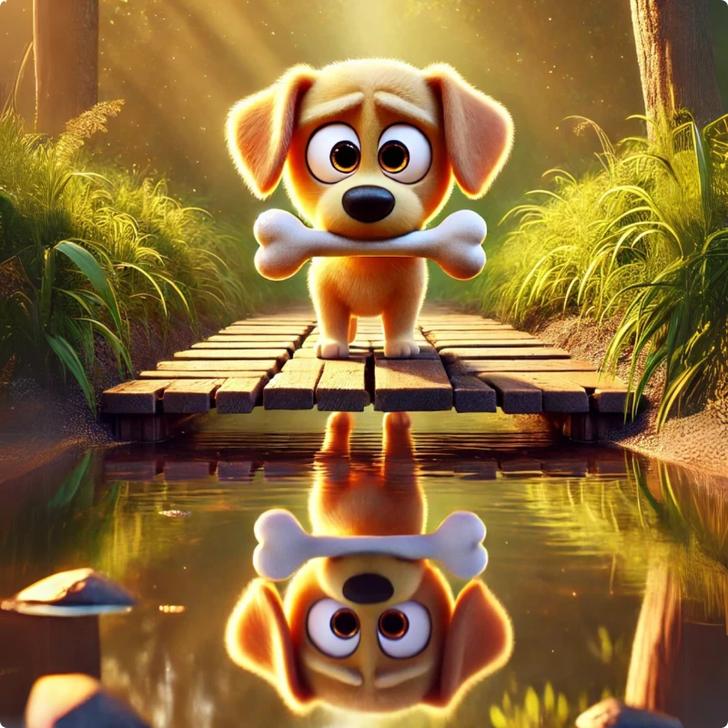 The Dog and Its Reflection