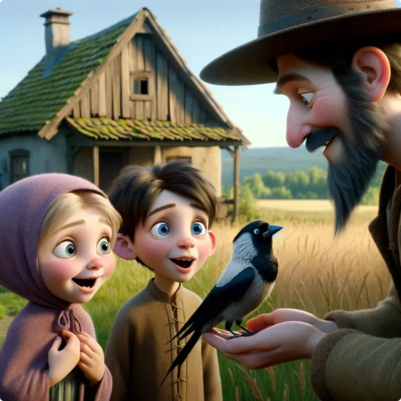 The Eagle, the Jackdaw and the Shepherd