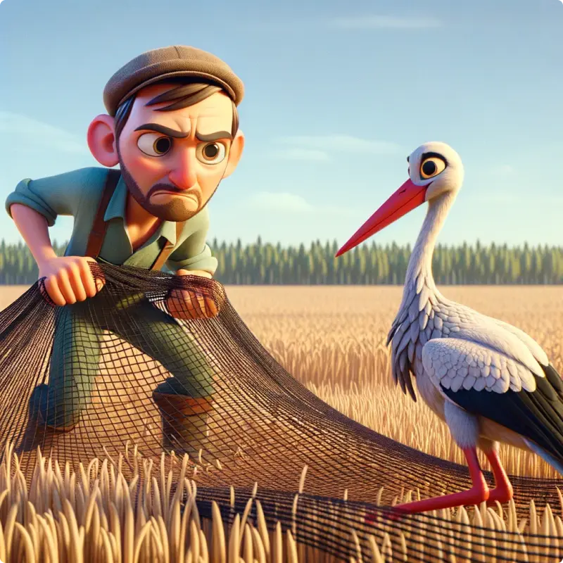 The Farmer and The Stork
