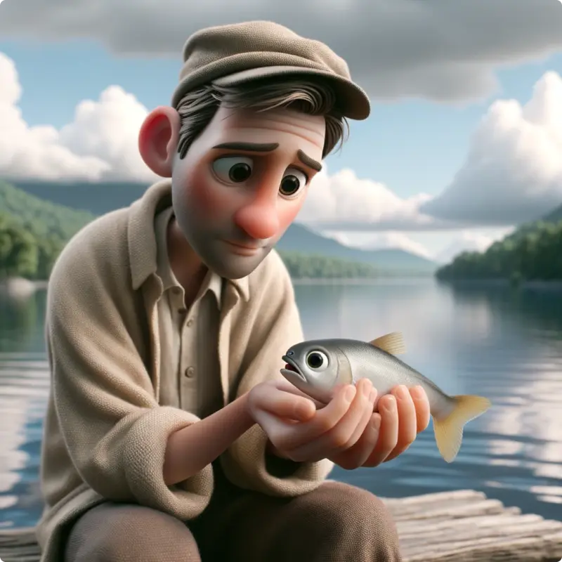 Le Pêcheur et le Petit Poisson