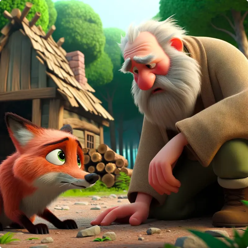 The Fox and The Woodcutter