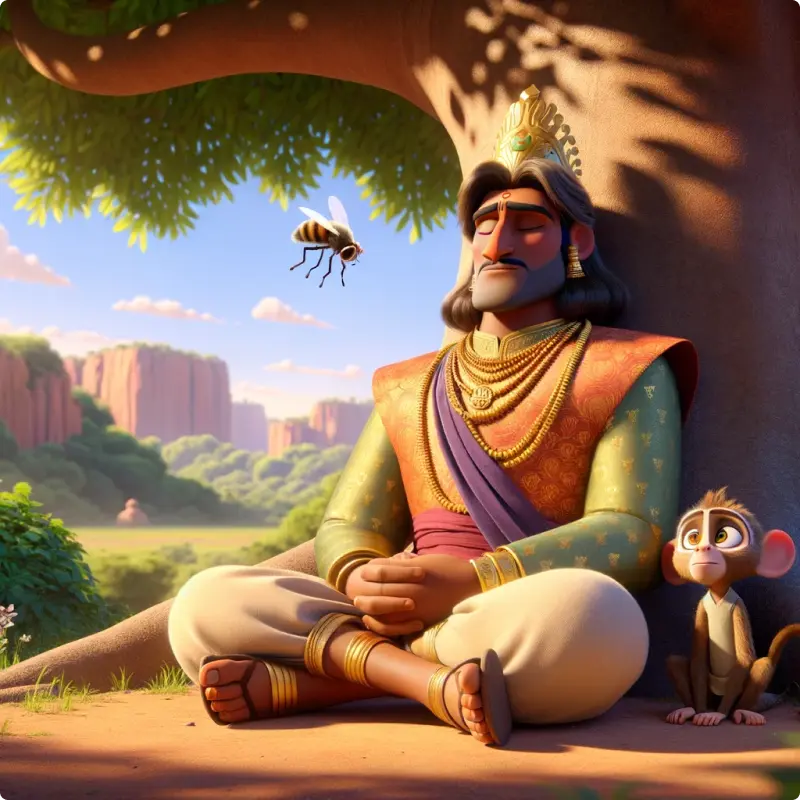 The King and the Foolish Monkey