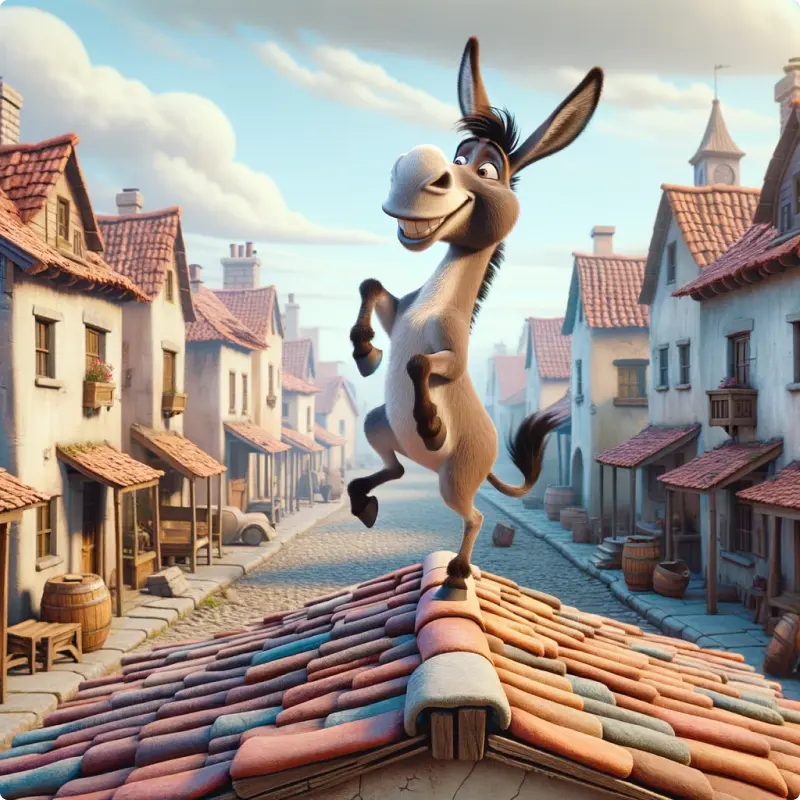The Playful Donkey