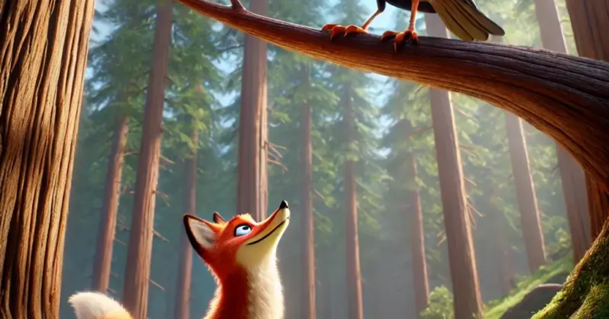 The Fox and The Crow - Esopo