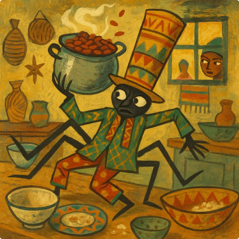 Anansi and the Pot of Beans