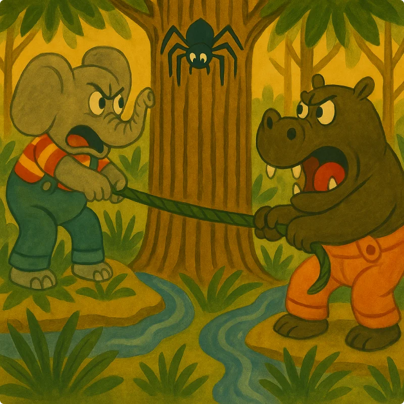 Anansi and the Tug of War