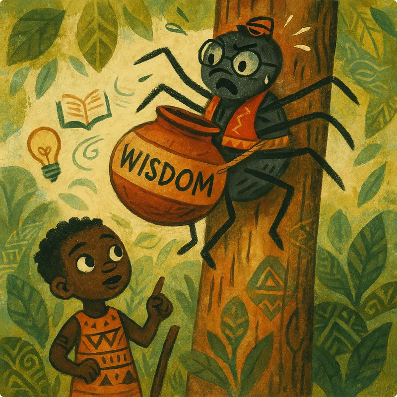 Anansi and the Wisdom Pot