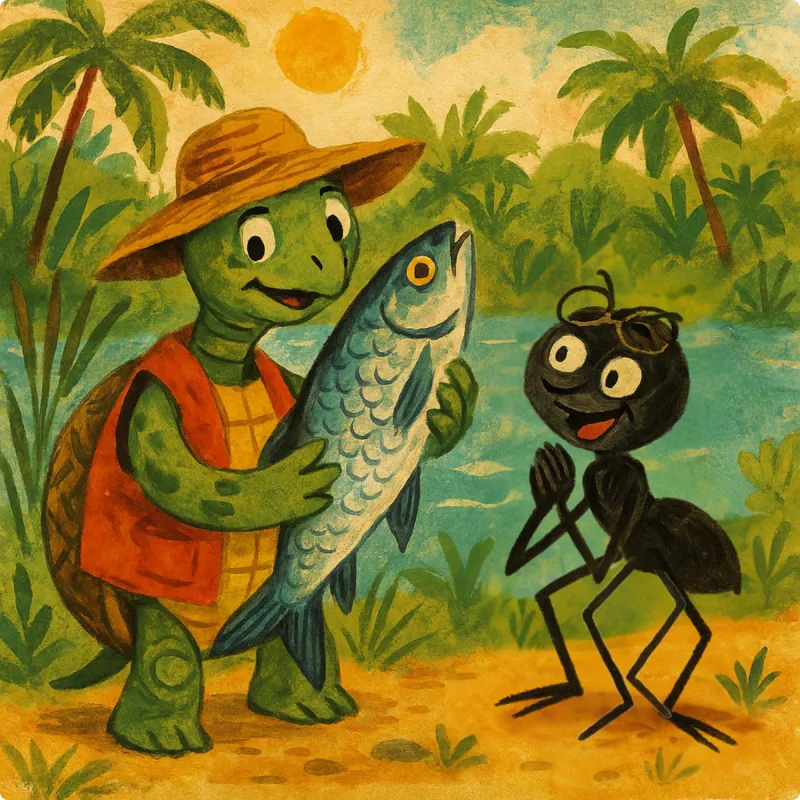 Anansi Goes Fishing