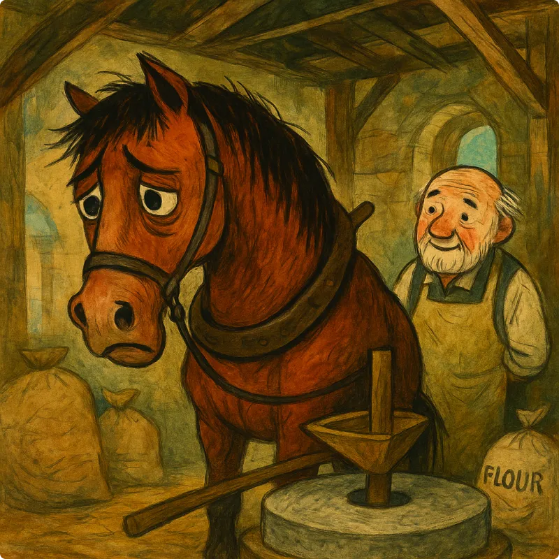 The Battle Horse and The Miller