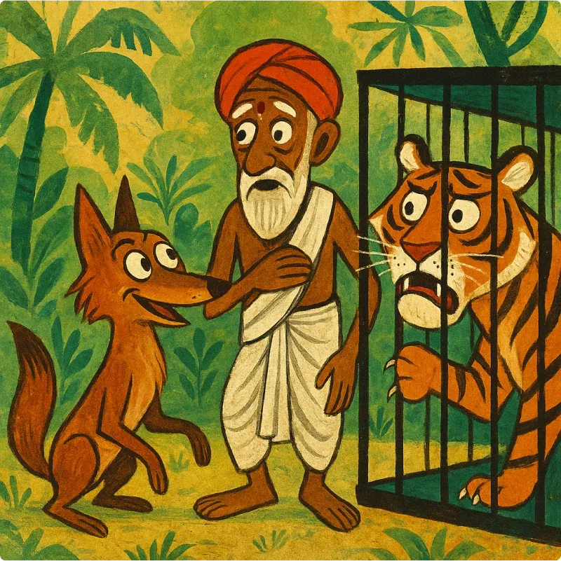 O Brâmane, o Tigre e o Chacal