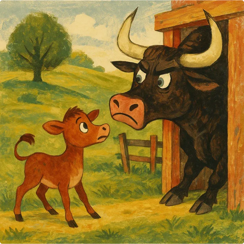 The Bull and The Calf