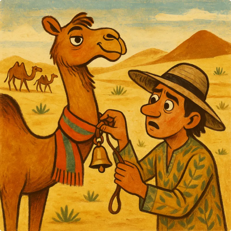 The Camel with a Bell Round His Neck