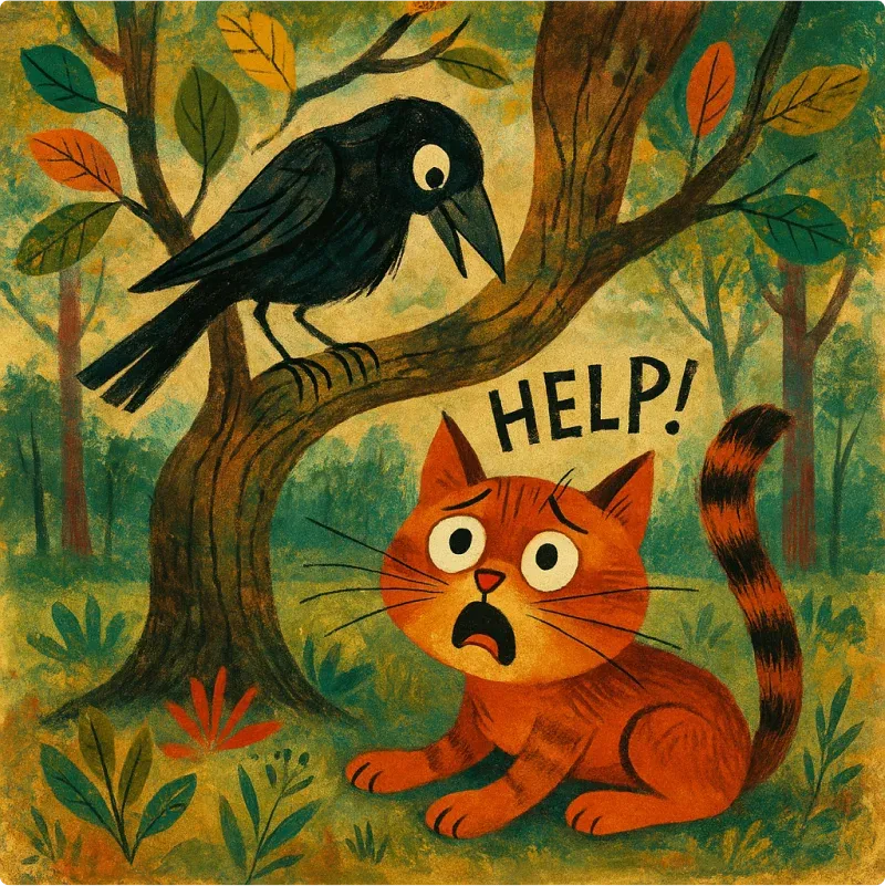 The Cat and the Crow