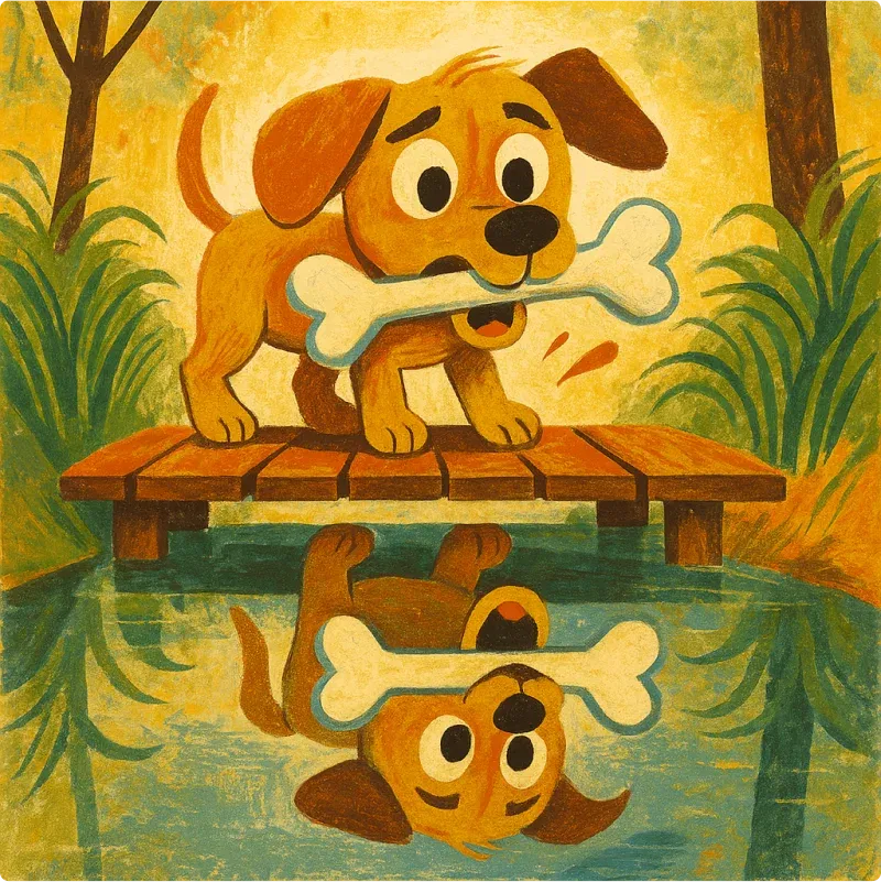 The Dog and its Reflection