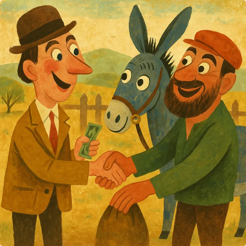 The Donkey and His Purchaser