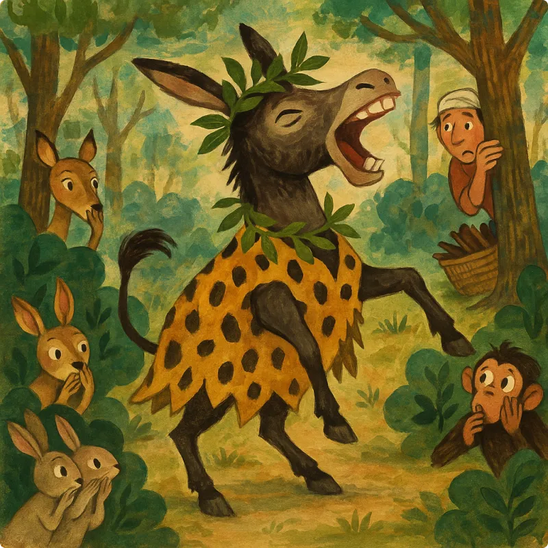 The Donkey in the Leopard's Skin