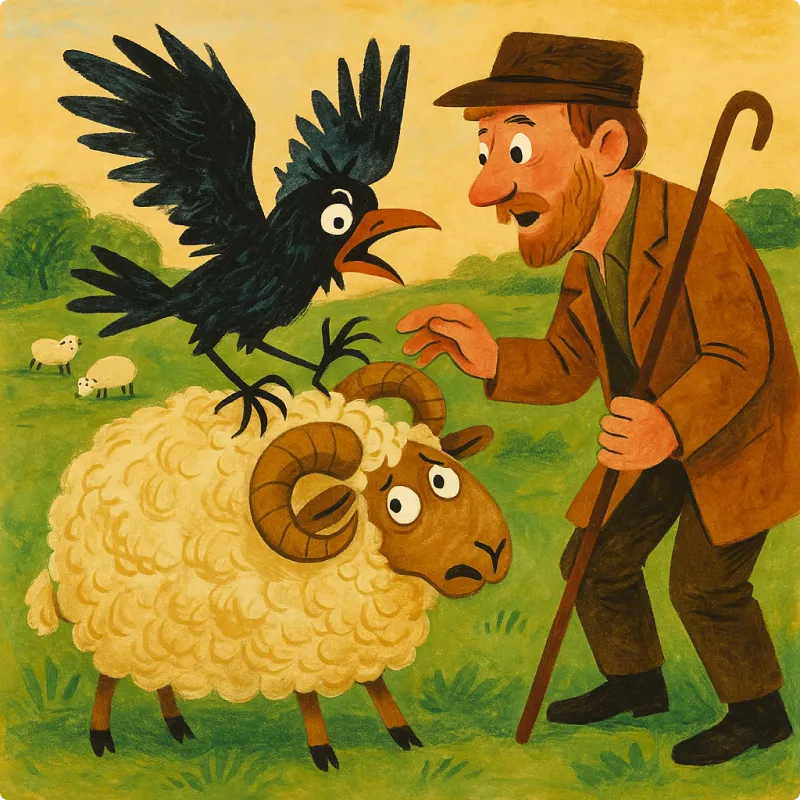 The Eagle, the Jackdaw and the Shepherd