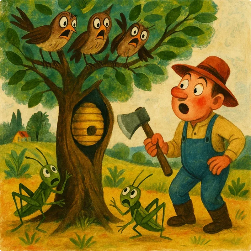 The Farmer and The Apple Tree