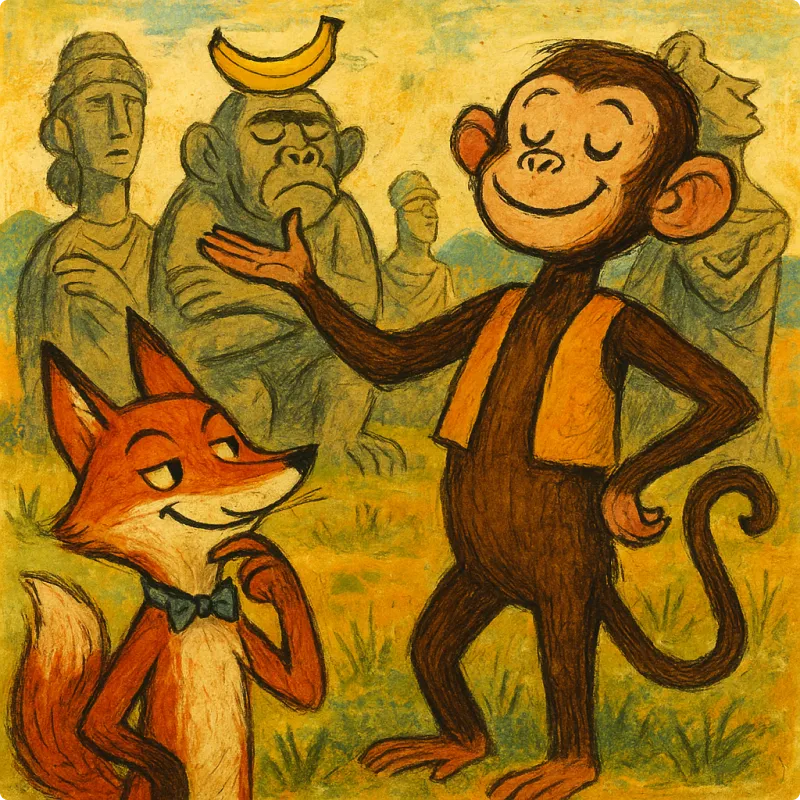 The Fox and Monkey