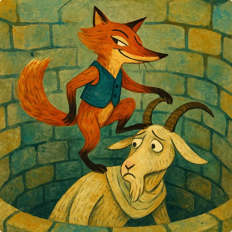 The Fox and the Goat in the Well