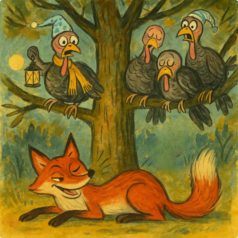 The Fox and the Turkeys