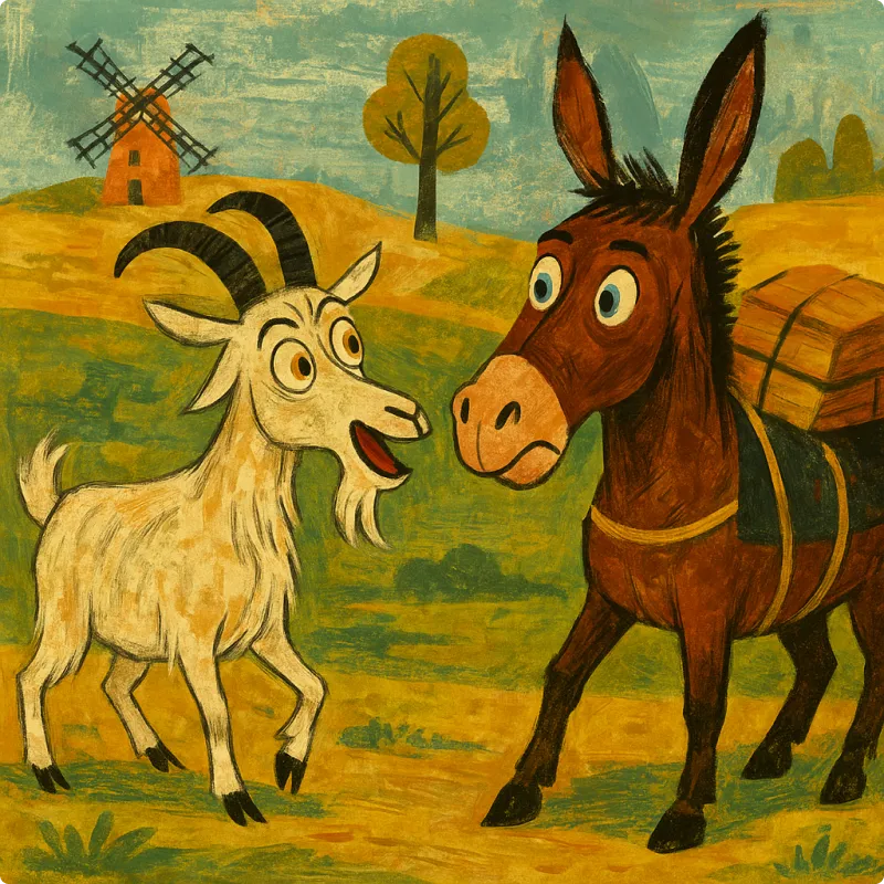 The Goat and The Donkey