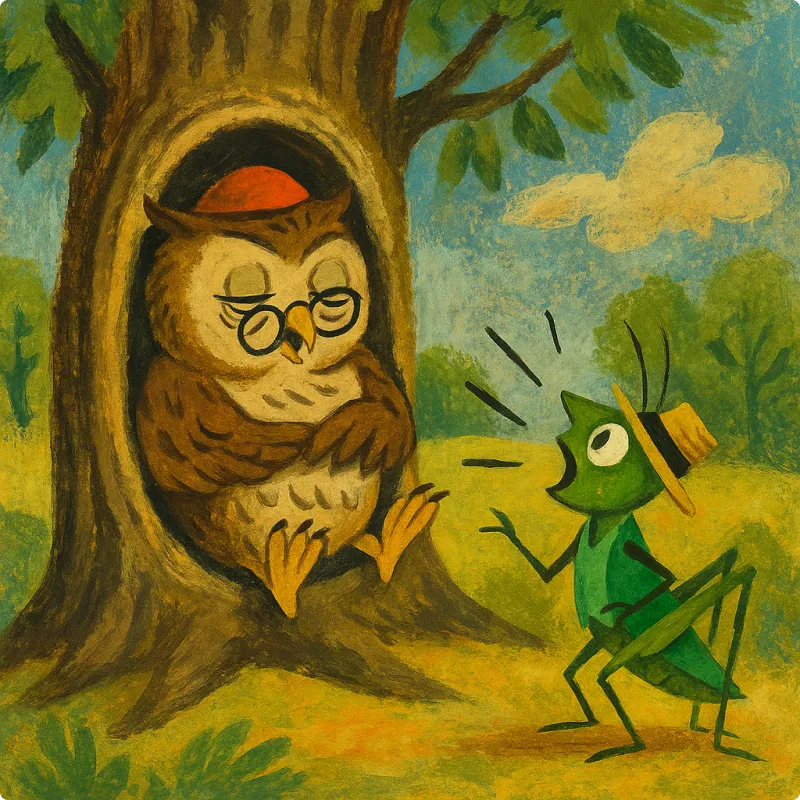 The Grasshopper and The Owl