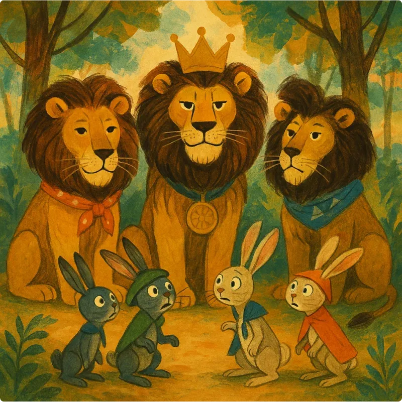 The Hares and The Lions