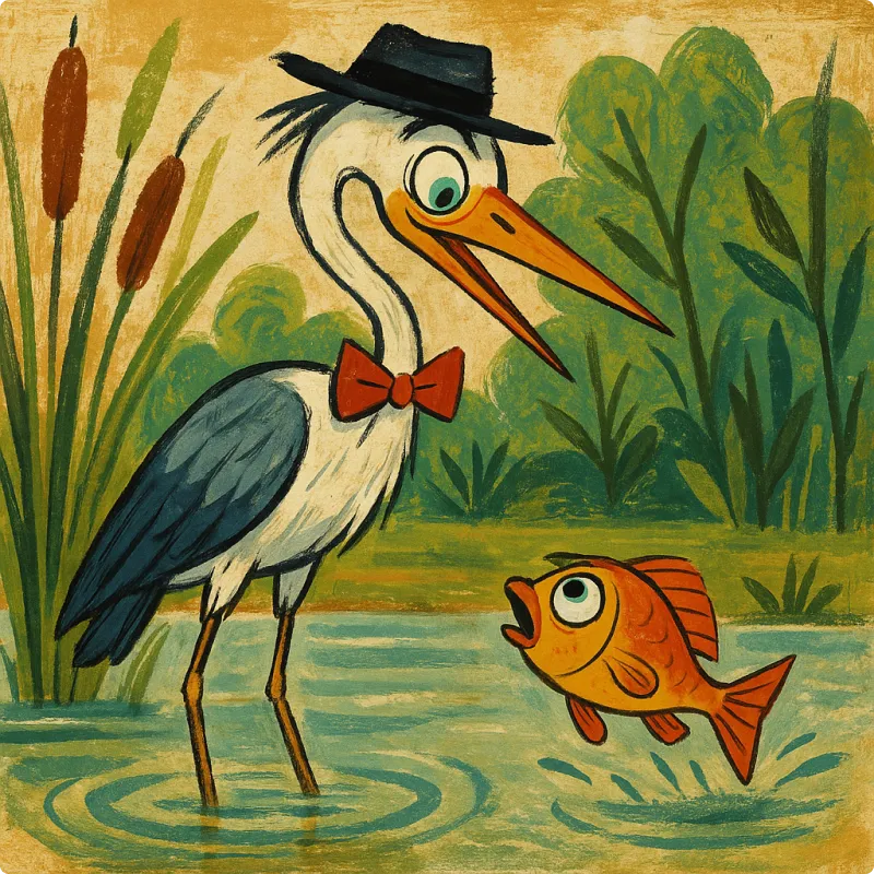 The Heron and the Fish