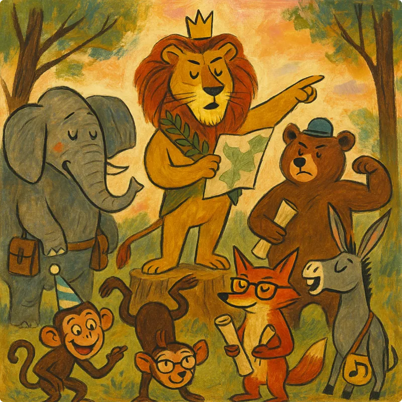 The Lion Going to War