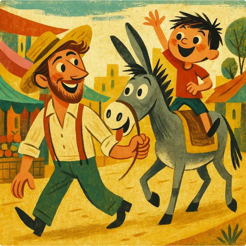 The Man, The Boy, and The Donkey