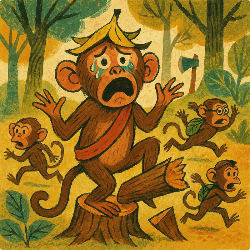 The Monkey and the Wedge