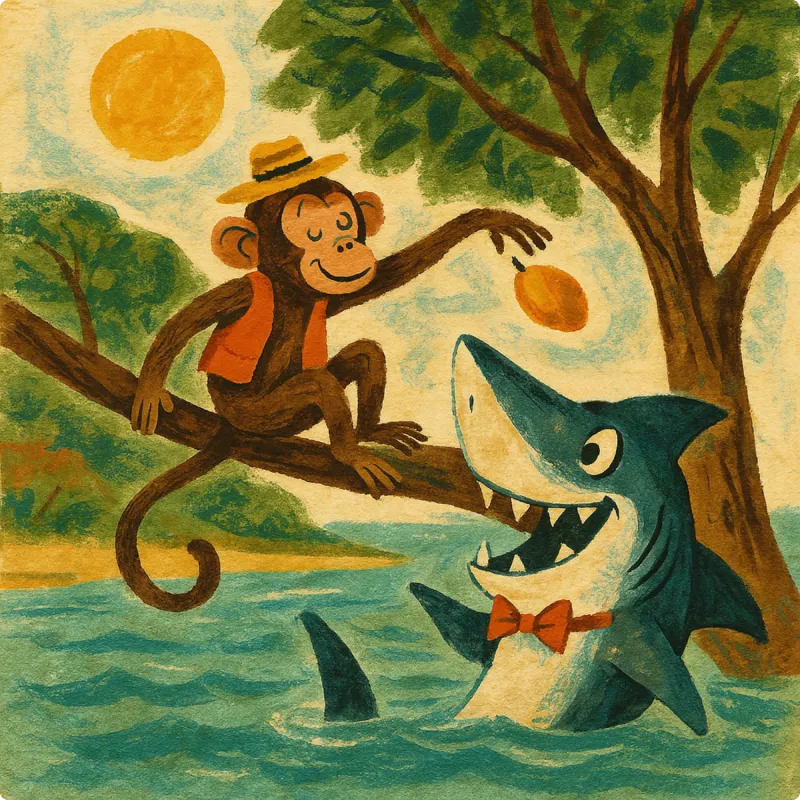 The Monkey, the Shark, and the Washerman's Donkey