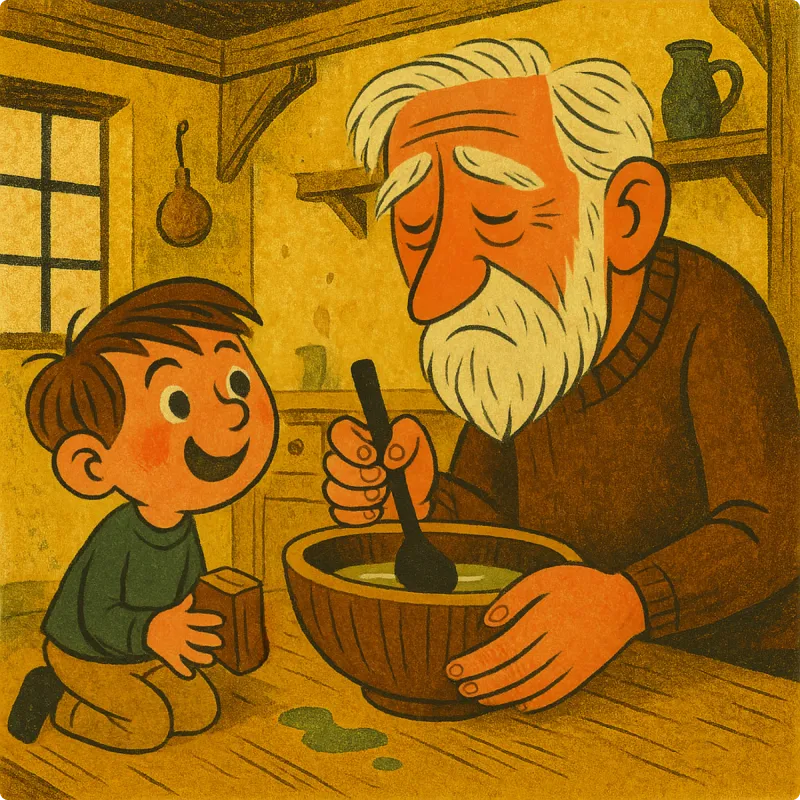 The Old Man and His Grandson