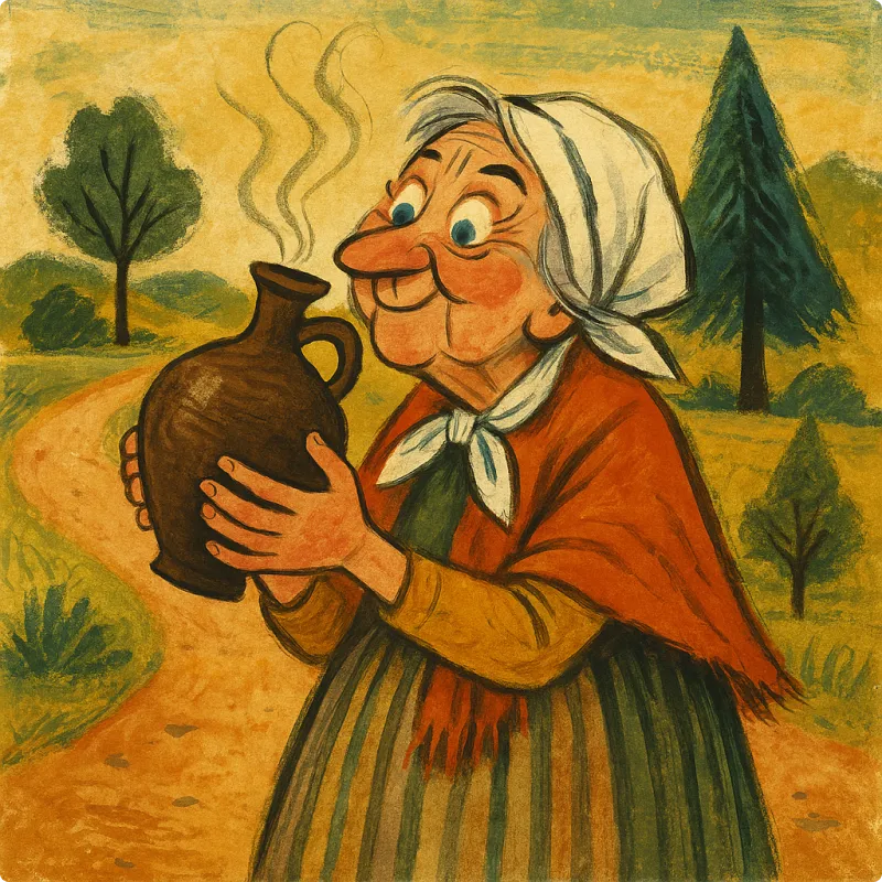The Old Woman and The Wine-Jar