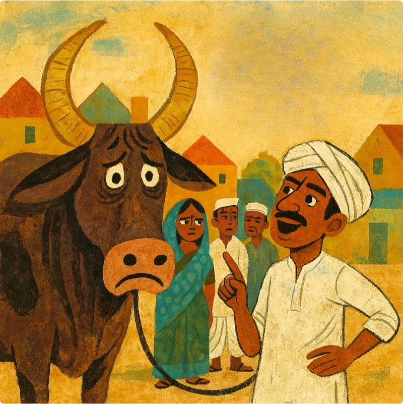الثور الذي فاز بالعقوبة