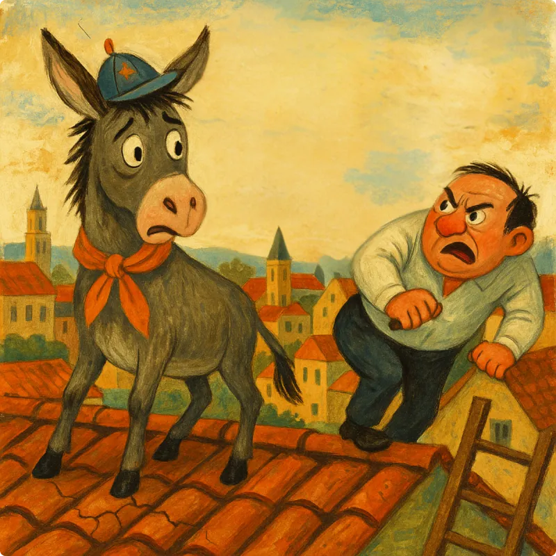 The Playful Donkey