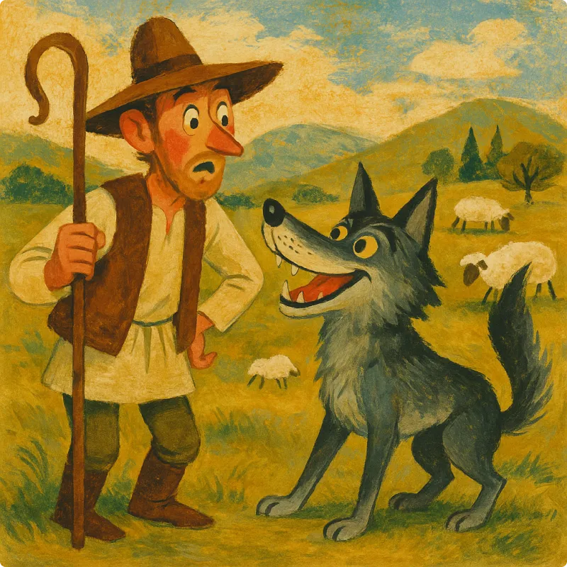 The Shepherd and The Wolf