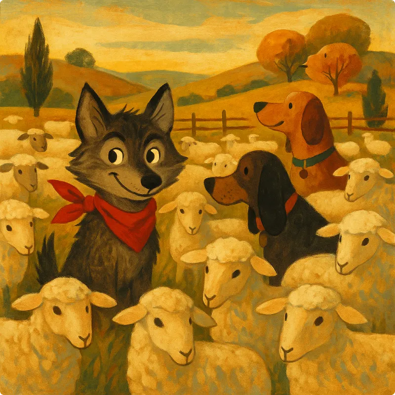The Shepherd and The Young Wolf