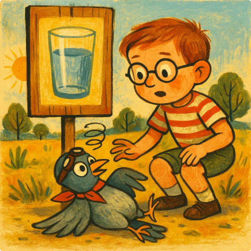 The Thirsty Pigeon