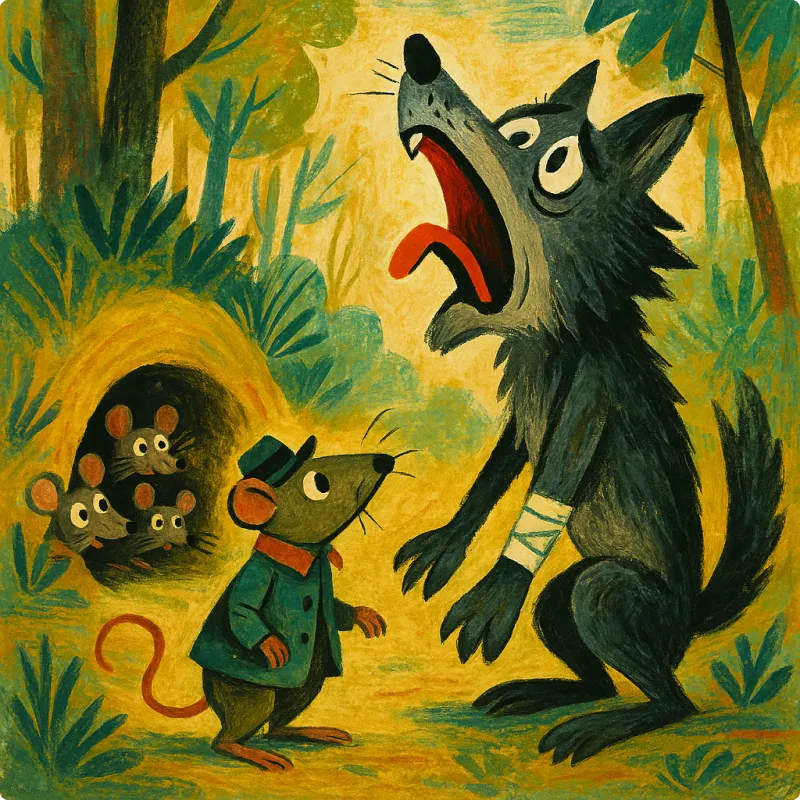 The Tricky Wolf and the Rats