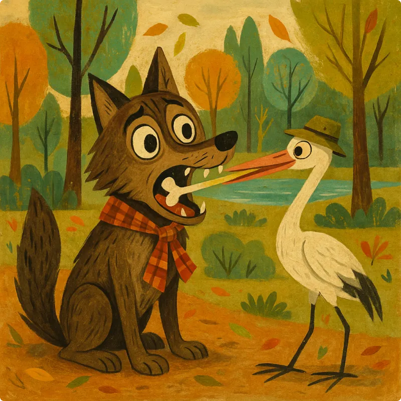 The Wolf and the Crane